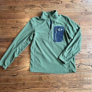 Mountain Hardwear Men’s 1/4 (Quarter Zip) Waffle Fleece, Size L